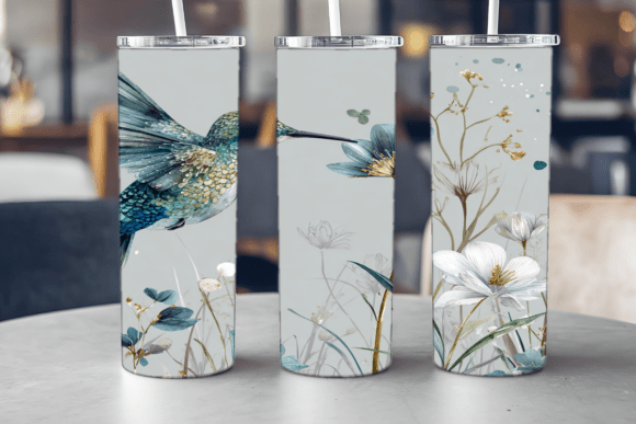 Colorful Hummingbird Tumbler