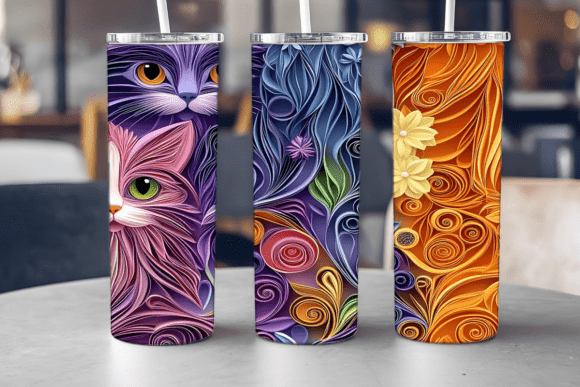 Cute Cat Crowd Tumbler
