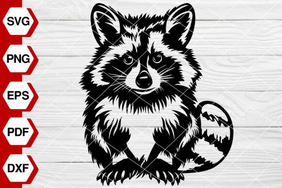 Cute Raccoon SVG, Raccoon SVG EP705
