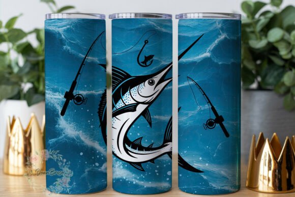 Dynamic Fishing Marlin 20oz Tumbler Wrap