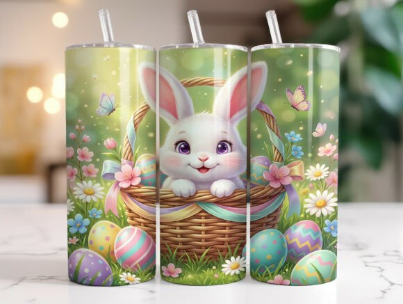 Easter Bunny Eggs Spring 20oz Tumbler