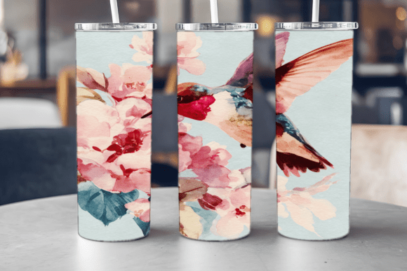 Elegant Hummingbird Tumbler