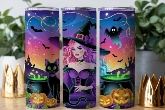 Enchanting Witch Halloween 20oz Tumbler