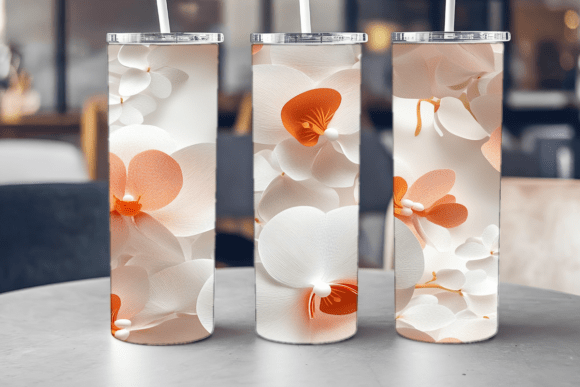 Orchid Bloom Fantasy Tumbler