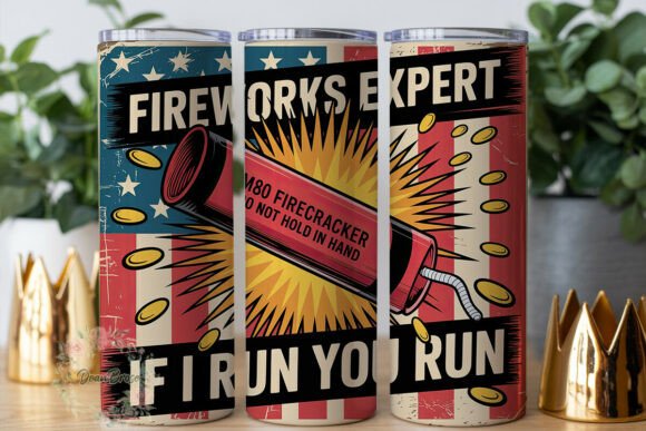 Patriotic Firecracker Expert Tumbler