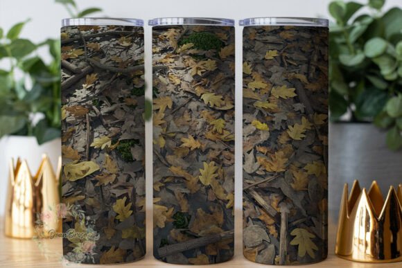 Rustic Forest Floor 20oz Tumbler Wrap
