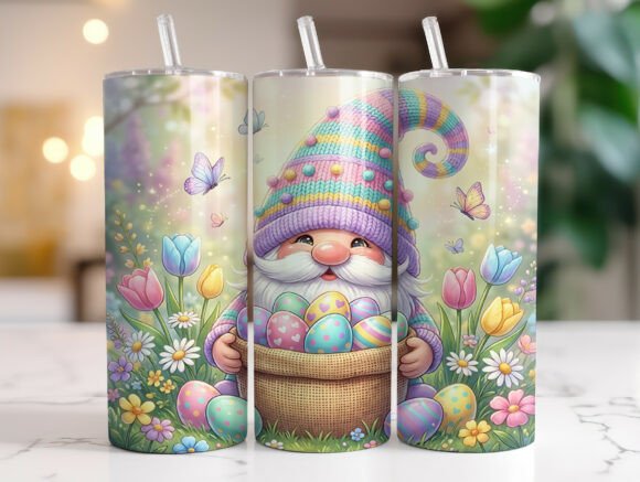 Spring Gnome Easter Eggs 20oz Tumbler