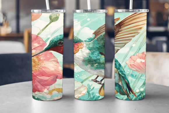 Summer Hummingbird Tumbler